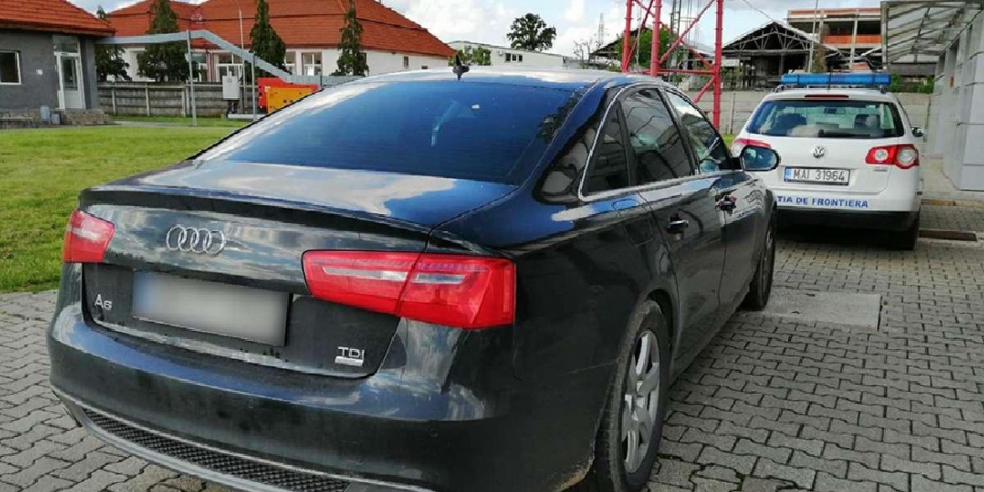 Mașină furată din Marea Britanie depistată de polițiști ai ITPF Sighetu Marmației