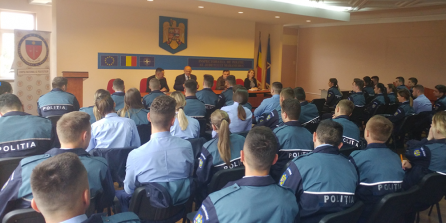 64 de elevi ai şcolilor de poliţie fac practică la IPJ Maramureş