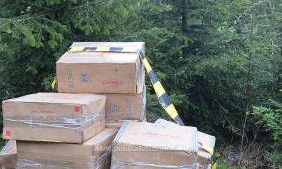 Contrabanda de weekend: țigări de peste 280.000 de lei confiscate