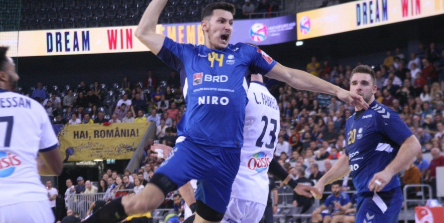 Călin Căbuț a rămas fără tricou în timpul partidei Franța – România