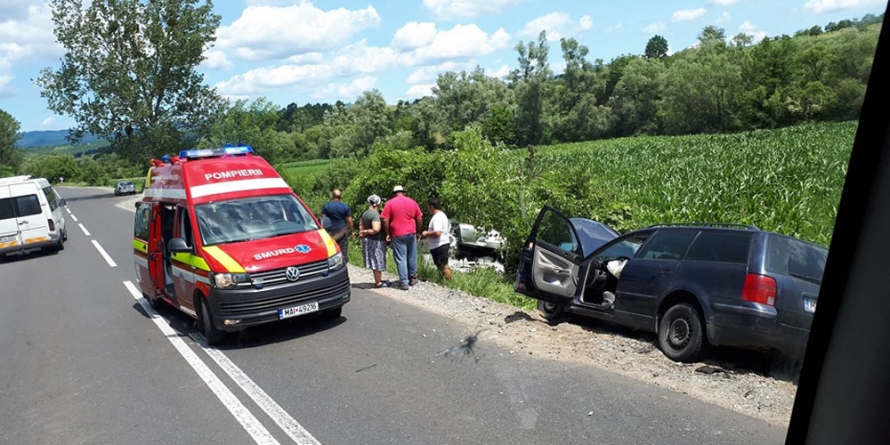 Accident la intersecția cu Dumbrăvița