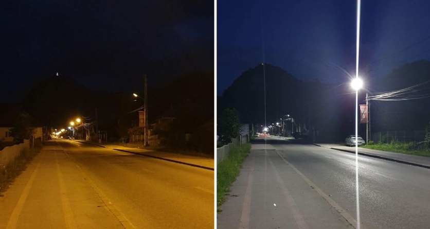 În Borșa – sistem de iluminat public care reduce cheltuielile