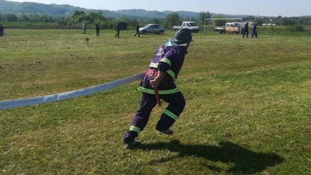 Intervenții ale pompierilor pe stadionul ”Viorel Mateianu” din Baia Mare