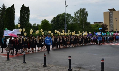 Marș studențesc în centrul Băii Mari
