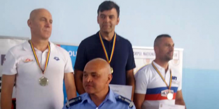 Ca și anul trecut, jandarmul Florin Vicențiu Silaghi a câștigat proba de 100 m bras la Campionatul Naţional de Înot al MAI