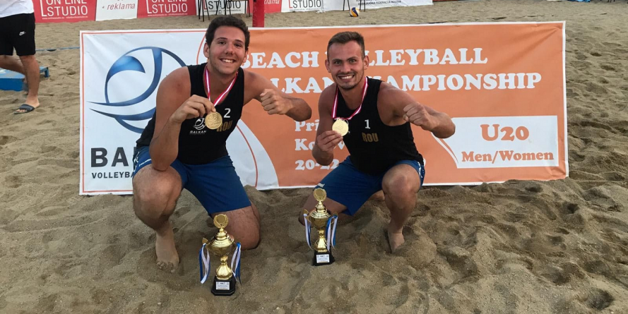 Un jucător de la Știința Explorări a câștigat Balcaniada la volei pe plajă