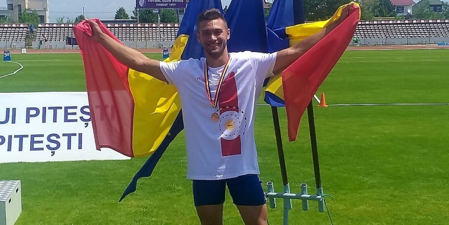 Atletul băimărean Andrei Poci – campion național la decatlon și calificare la Balcaniadă (GALERIE FOTO)