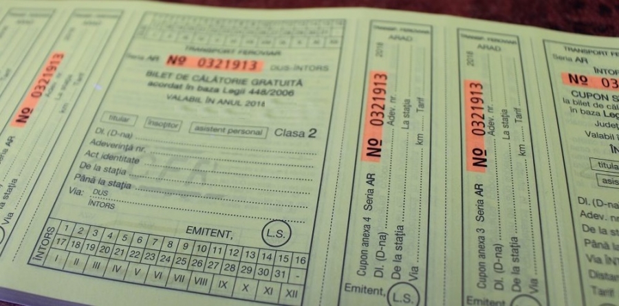 Noutăți privind biletele de călătorie gratuită pentru persoanele cu handicap