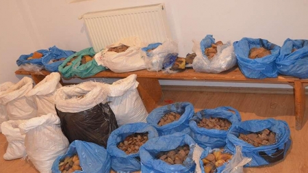 100 kg de chihlimbar capturate la graniță