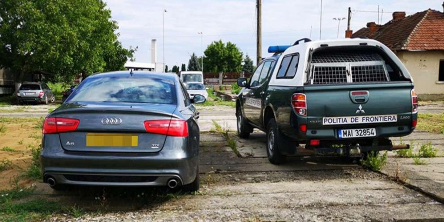 Audi de 80.000 de lei, furat din Marea Britanie și recuperat la granița română