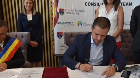 Eveniment pentru Borșa: s-a semnat contractul de finanțare pentru telegondola și pârtia olimpică