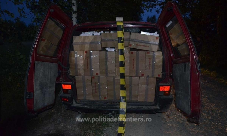 S-au confiscat țigări de contrabandă în valoare de peste 636.000 de lei