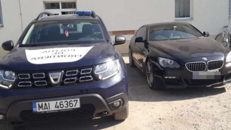 BMW 6, în valoare de 40.000 de euro, dispărut din Marea Britanie și apărut în Borșa