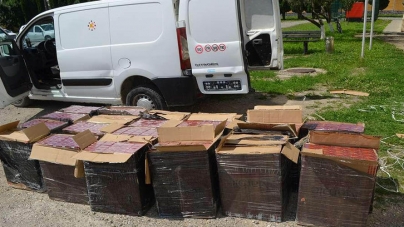 Scenă de film în Sarasău: urmărire în trafic, focuri de armă, un contrabandist prins și mii de pachete cu țigări confiscate