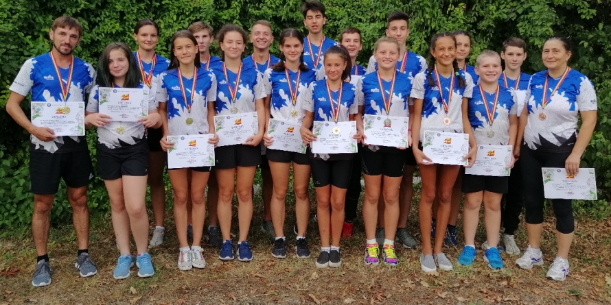 7 titluri de campioni naționali, obținute de băimăreni la cea mai importantă competiție internă de Orientare în Alergare