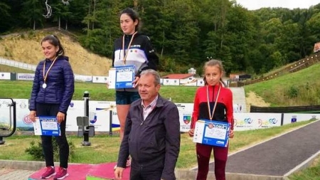 Delia Gherghel, de la CSȘ Baia Sprie – campioană națională la biatlon cros
