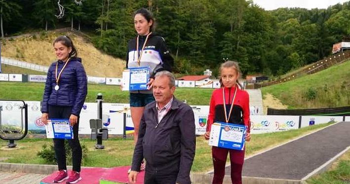 Delia Gherghel, de la CSȘ Baia Sprie – campioană națională la biatlon cros