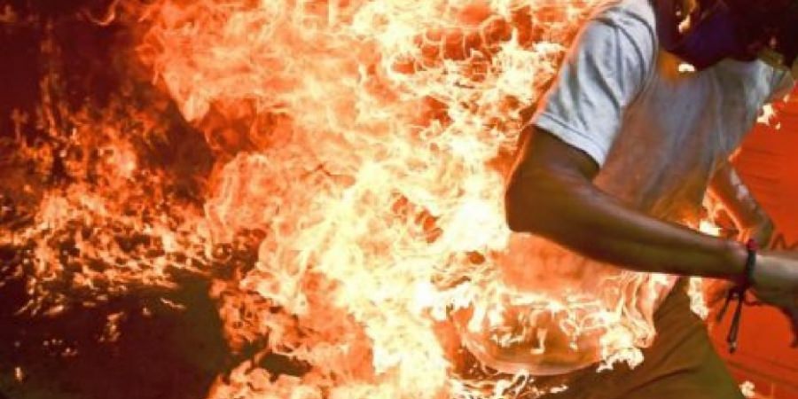 Nenorocire deplină: bărbatul incendiat a murit, iar soția e acuzată de omor