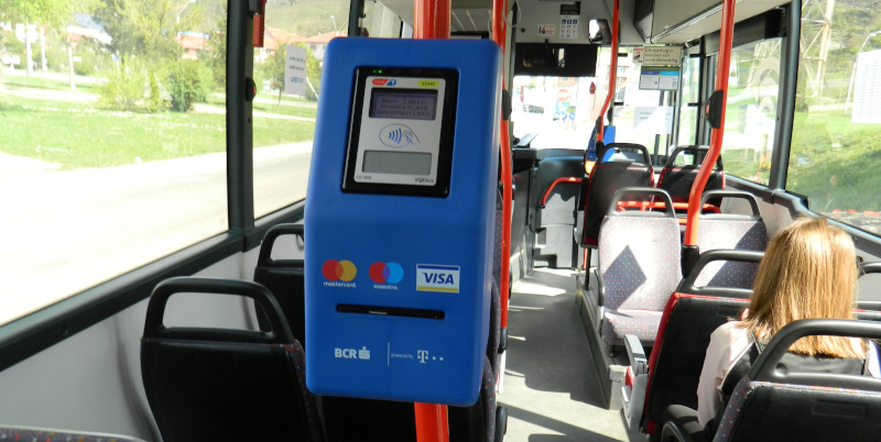 Foarte curând: plata contactless a călătoriilor cu URBIS Baia Mare