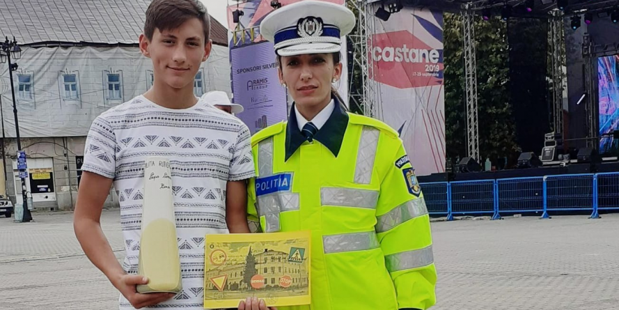 Maramureșeanul  Ruben Tămaș, câștigător al concursului ”Educație rutieră – educație pentru viață”