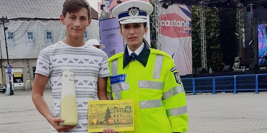 Maramureșeanul  Ruben Tămaș, câștigător al concursului ”Educație rutieră – educație pentru viață”