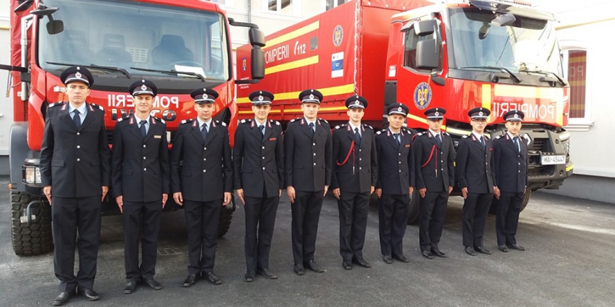 10 absolvenți s-au alăturat pompierilor maramureșeni