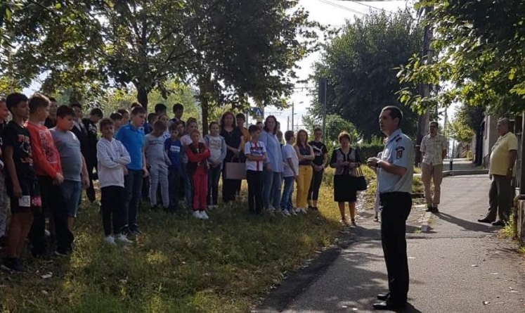 Exercițiu de evacuare în caz de incendiu la Școala Gimnazială “Simion Bărnuțiu” (GALERIE FOTO)