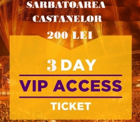 Pentru prima dată în istoria Sărbătorii Castanelor se vor plăti bilete de intrare pentru acces în zonele VIP de la scenă