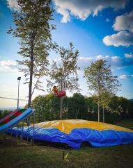 La Șuior  a fost instalată una din primele piste pentru BigAirBag din România