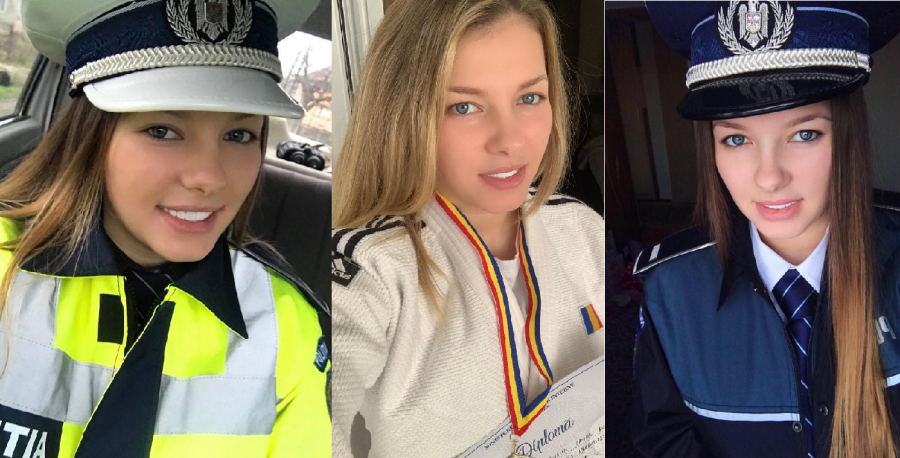 Agenta de poliție Laura Augustin încă n-a împlinit 23 de ani, dar a rotunjit 70 de medalii la judo (GALERIE FOTO)