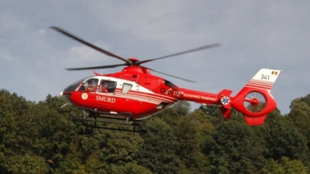 Elicopterele SMURD, solicitate să preia doi motocicliști accidentați pe Mesteacăn și o tânără cu arsuri din Lăpuș