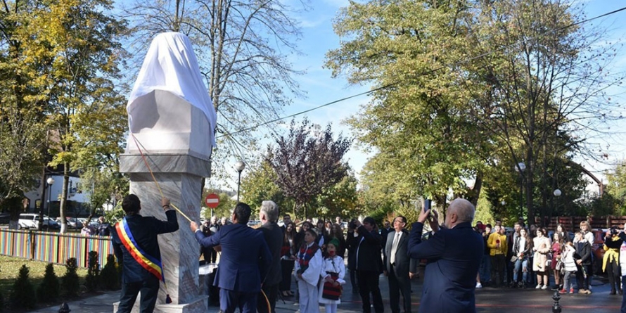 Moment special la Sighet, la dezvelirea bustului lui Eminescu