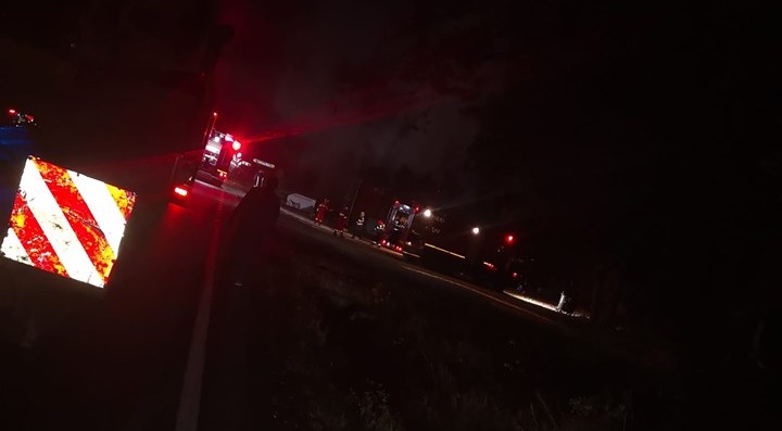 Incendiu la cabana de la Pădurea Stejaru