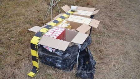 Contrabanda de weekend – aproape 12.000 de pachete cu ţigări au fost confiscate