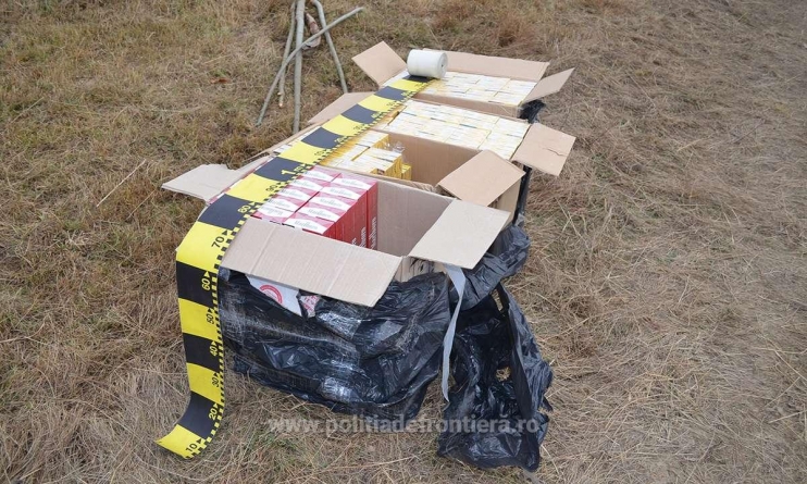 Contrabanda de weekend – aproape 12.000 de pachete cu ţigări au fost confiscate