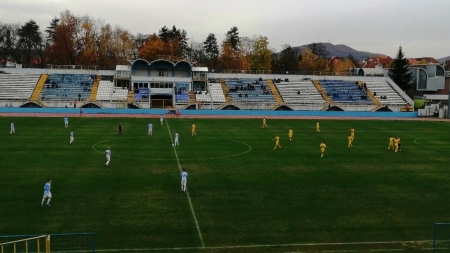 La Bistrița, Minaur Baia Mare obține victoria în minutul 90