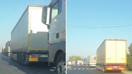 Aglomerație la granița cu Ungaria pentru automarfare