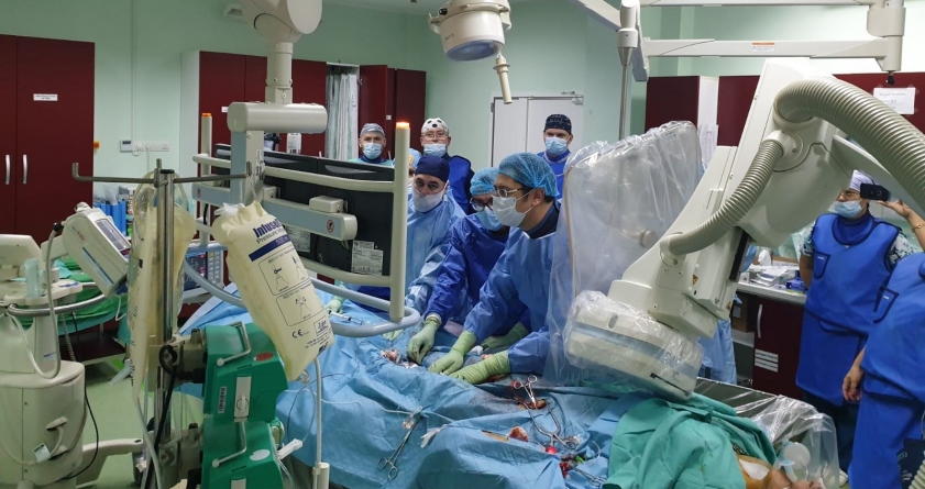 Un caz complex, cu risc vital, soluționat la Spitalul Județean