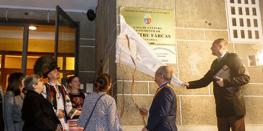 Casa de Cultură a Studenților din Cluj a fost înnobilată cu numele lui Dumitru Fărcaș