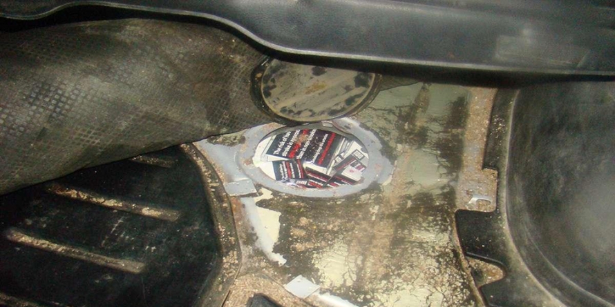 Amenda a fost aproape dublă cât valoarea mașinii și a țigărilor, luate la un loc