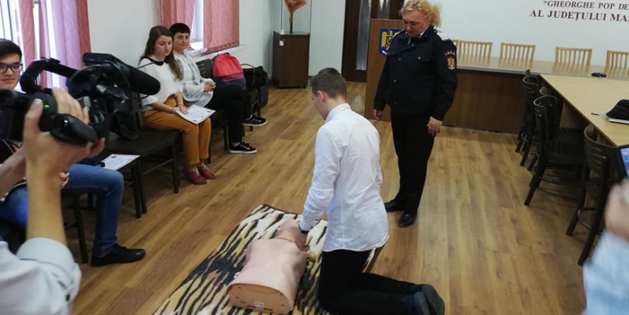 Cel mai tânăr voluntar SMURD din Maramureș are 16 ani