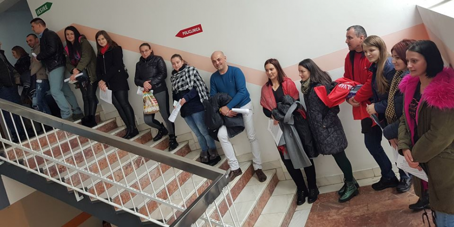 Peste 100 de borșeni au donat sânge; urmează sighetenii