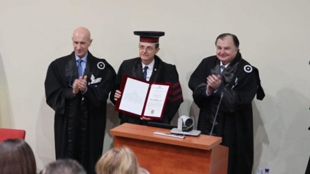 Academicianul Ioan-Aurel Pop a primit titlul de Doctor Honoris Causa la Centrul Universitar Nord (GALERIE FOTO)