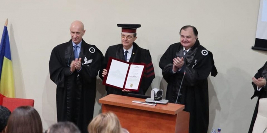 Academicianul Ioan-Aurel Pop a primit titlul de Doctor Honoris Causa la Centrul Universitar Nord (GALERIE FOTO)