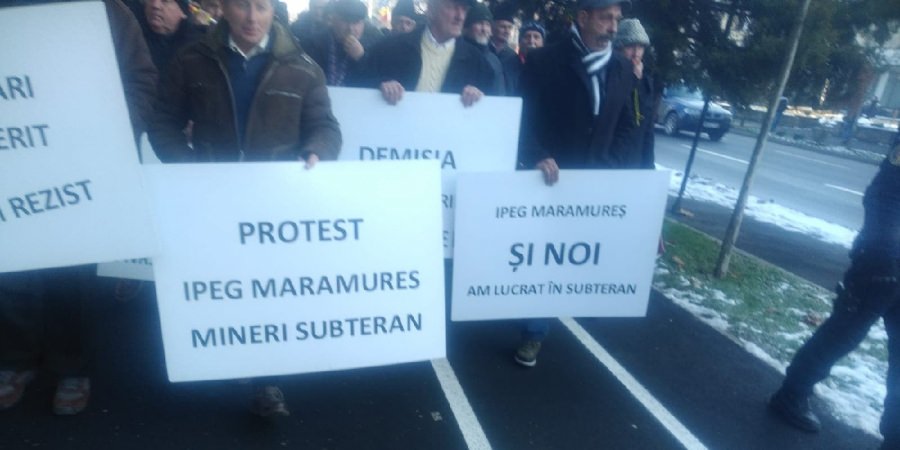 Protest la vedere pentru activitatea din subteran