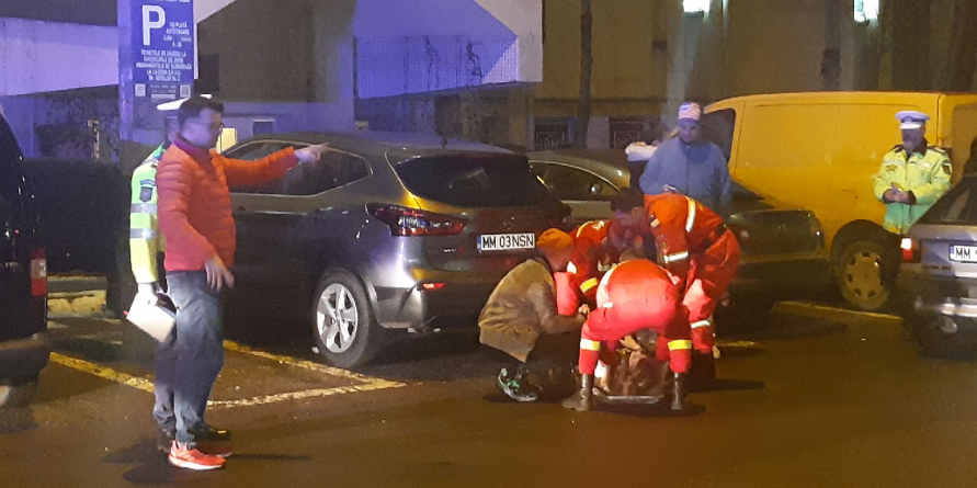 A ieșit din biserică și a fost lovită de mașină