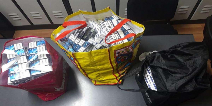 Prinsă cu sarsanaua cu țigări prin municipiu