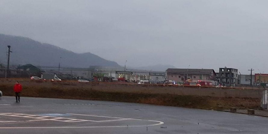 Accident lângă Metro