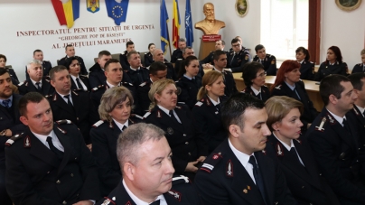 De Ziua Protecției Civile, înaintări în grad și pensionări la ISU Maramureș (GALERIE FOTO)