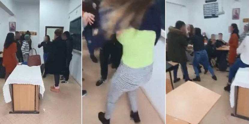 Două liceene din Borșa s-au încăierat în clasă, ignorând-o pe profesoară